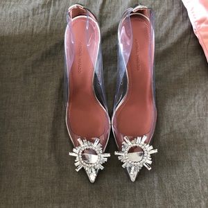 Amina Muaddi exclusive begum pumps 37.5